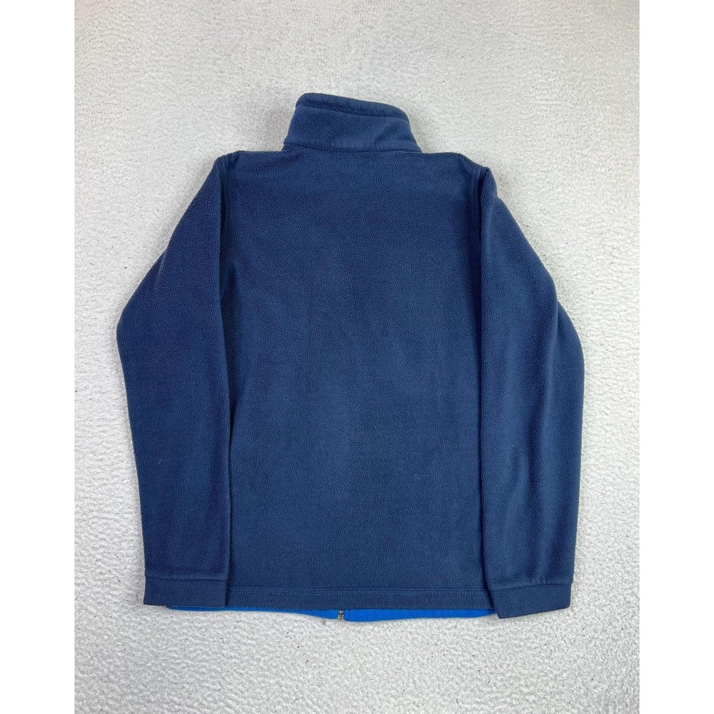 Columbia Fleece Jacket Youth XL 18/20 Blue Colorblock Omni Heat Full Zip - Picture 2 of 10